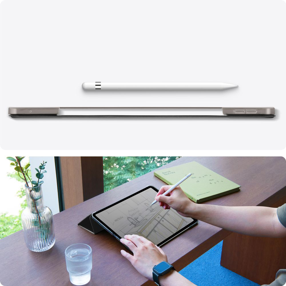 Etui do iPad Pro 13" 7 gen. 2024, Spigen Smart Fold, czarne